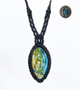 कवच ~ Protector From Evil Eyes Labradorite Locket